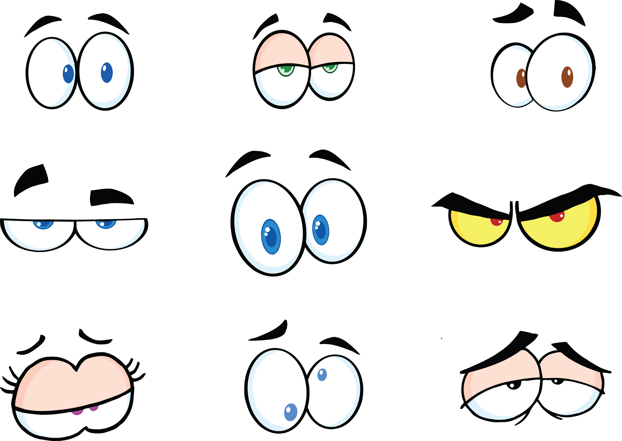 How To Draw Eyes Cartoon Fannie Top