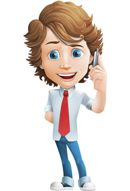 cartoon human figure