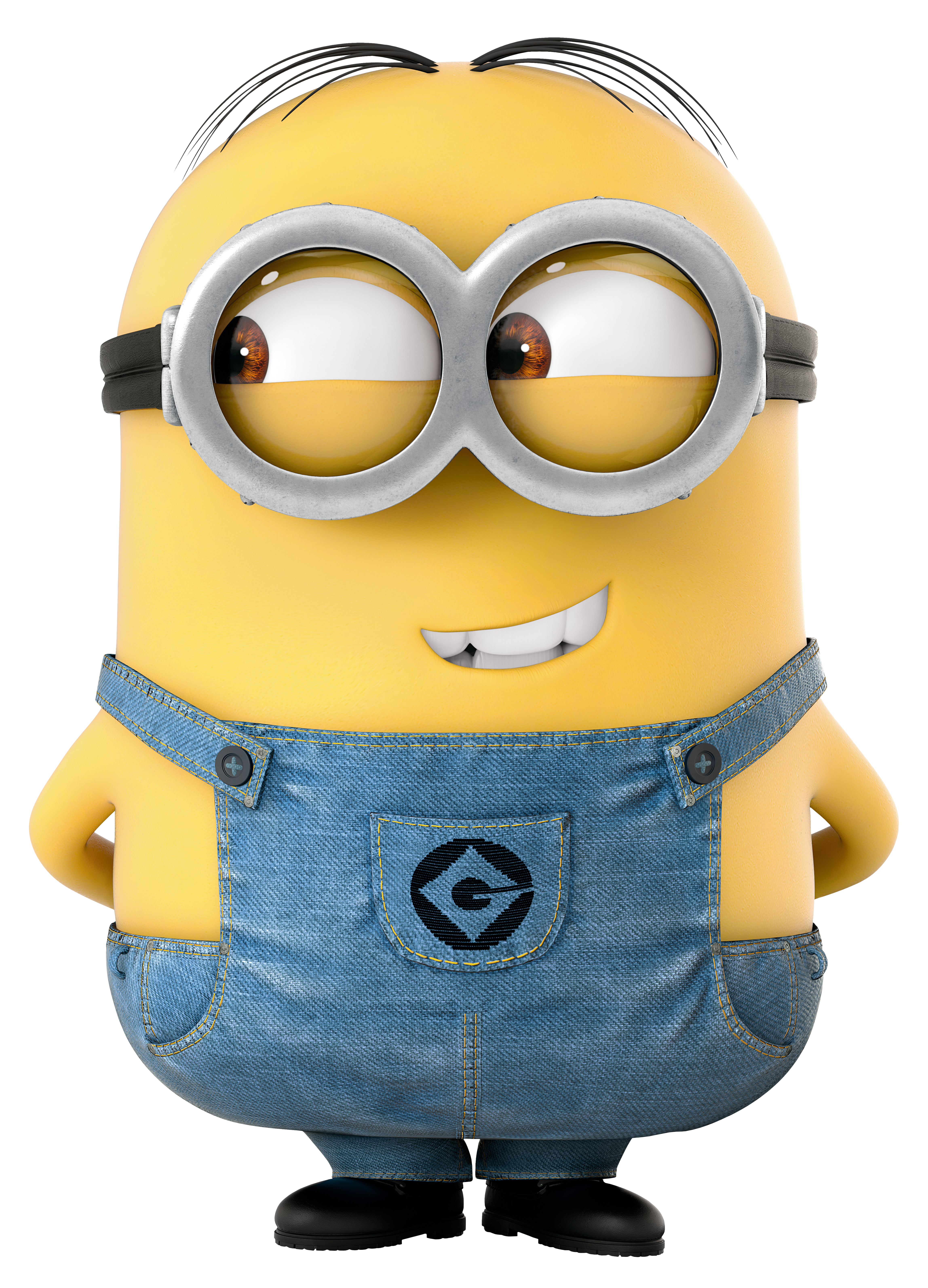 Minion Large Transparent Cartoon PNG Image.