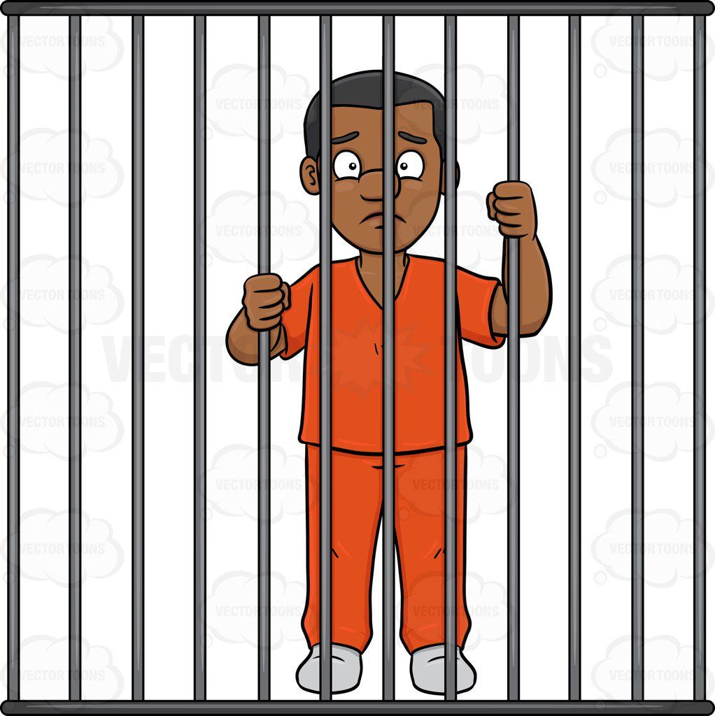 Clipart Prisoner Behind Bars & Free Clip Art Images #30164.