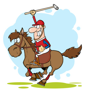 Free Racehorse Clipart Image 0521.