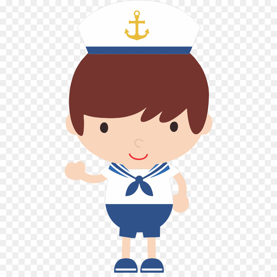 cartoon boy Chubby sailor