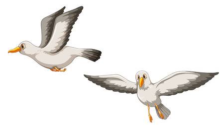2,990 Seagull Cartoon Cliparts, Stock Vector And Royalty Free.