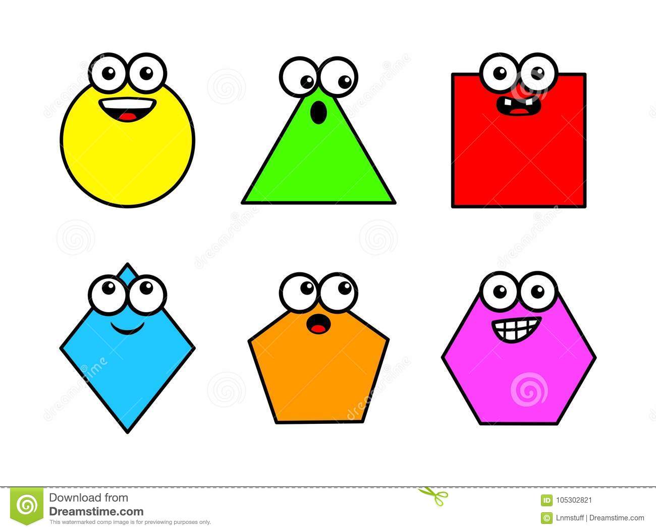 cartoon shapes clipart 20 free Cliparts | Download images on Clipground