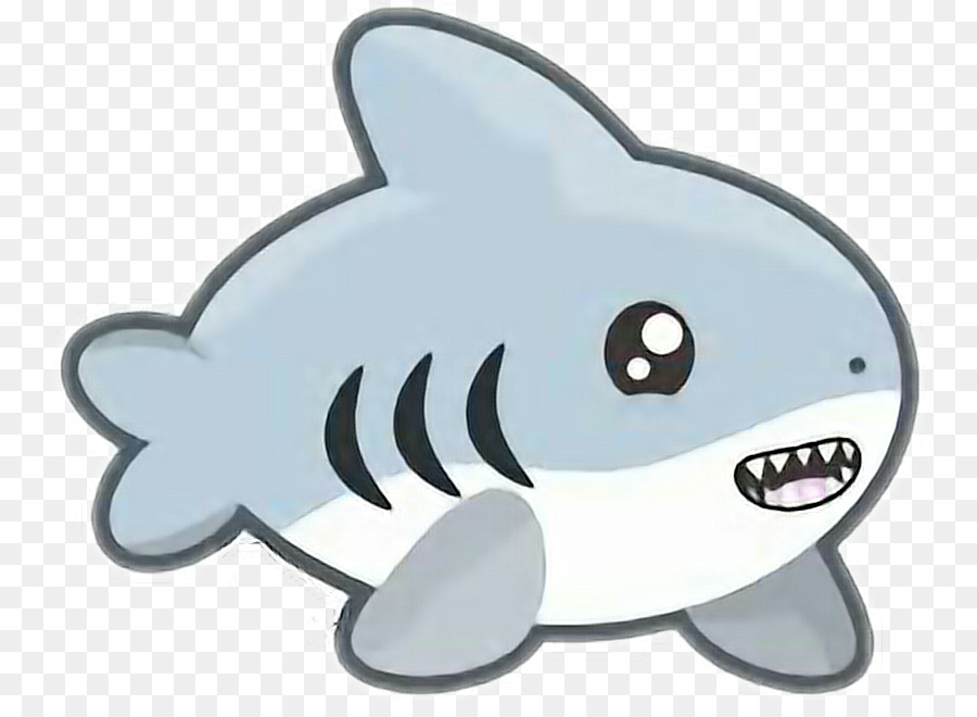 Cartoon Shark clipart.