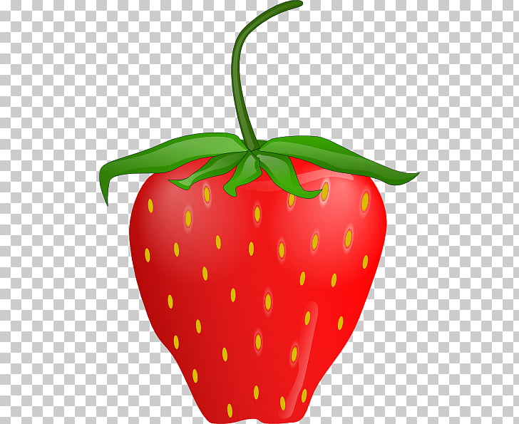 Shortcake Strawberry , Cartoon Strawberry PNG clipart.