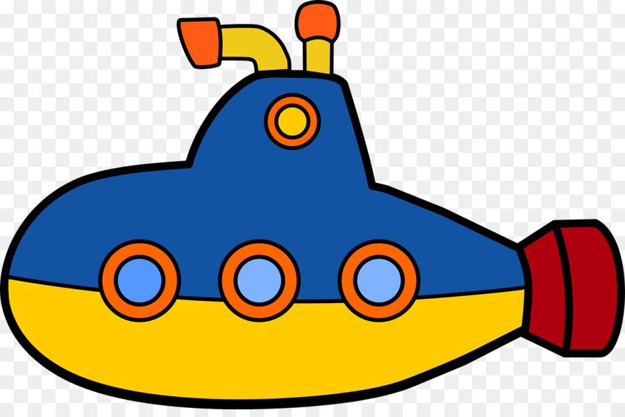 Submarine Cartoon clipart.