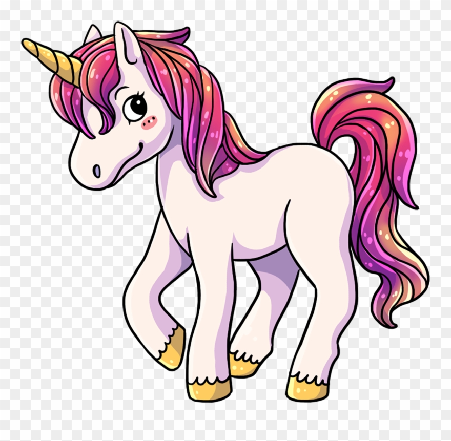 This Lovely Cartoon Unicorn Clip Art.