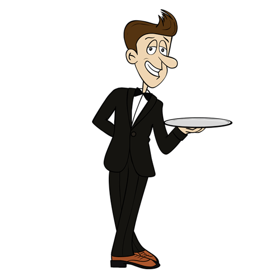 cartoon waiter clipart 20 free Cliparts | Download images on Clipground