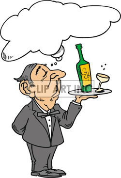 Showing post & media for Cartoon waiter clipart.