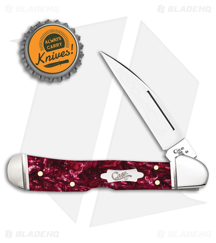 Case Knives CopperLock Smooth Burgundy Kirinite™ (101549WL SS) 23184.