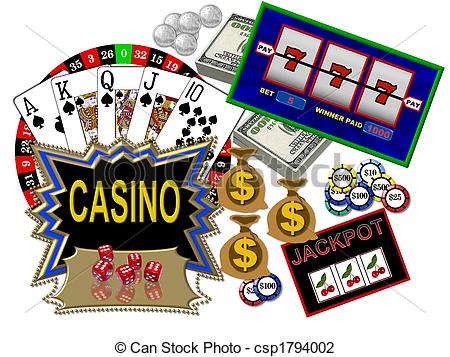 casino theme clipart