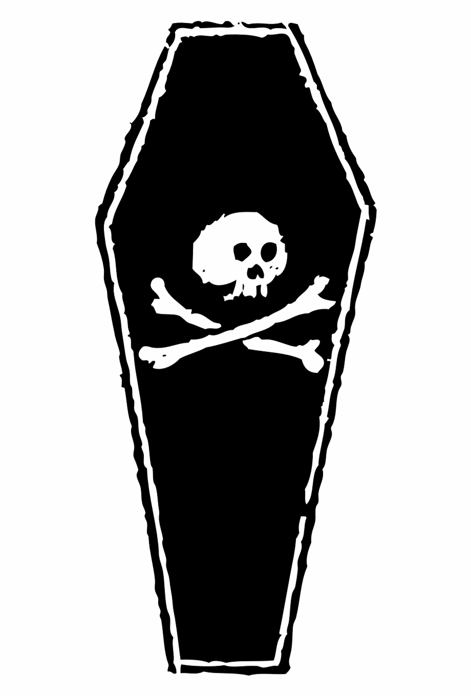Coffin Skull Death Casket Png Image.