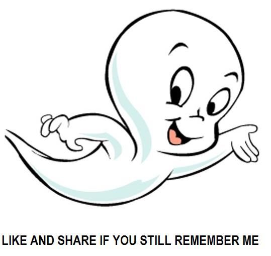 loved Casper the friendly ghost as a little girl.