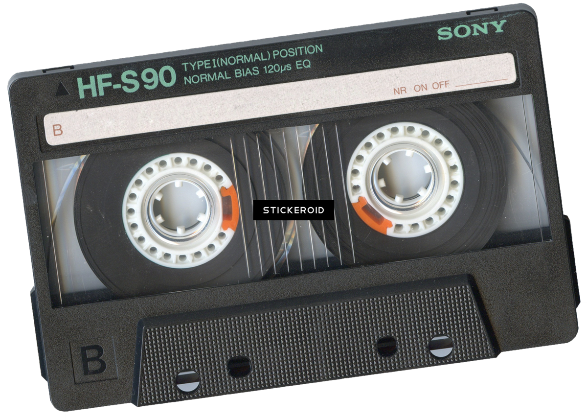 Audio Cassette PNG Free Image Download.