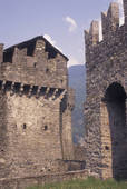 Stock Image of castle, Switzerland, Ticino, Bellinzona, Castello.