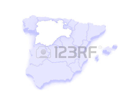 80 Castile Leon Map Stock Vector Illustration And Royalty Free.