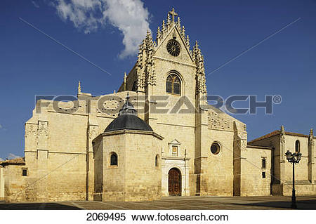 Stock Image of Catedral De San Antolin; Palencia Castile.