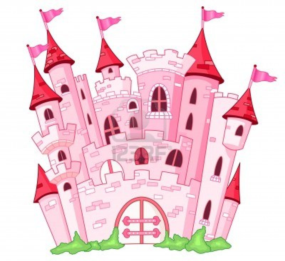 Cinderella Castle Clip Art.