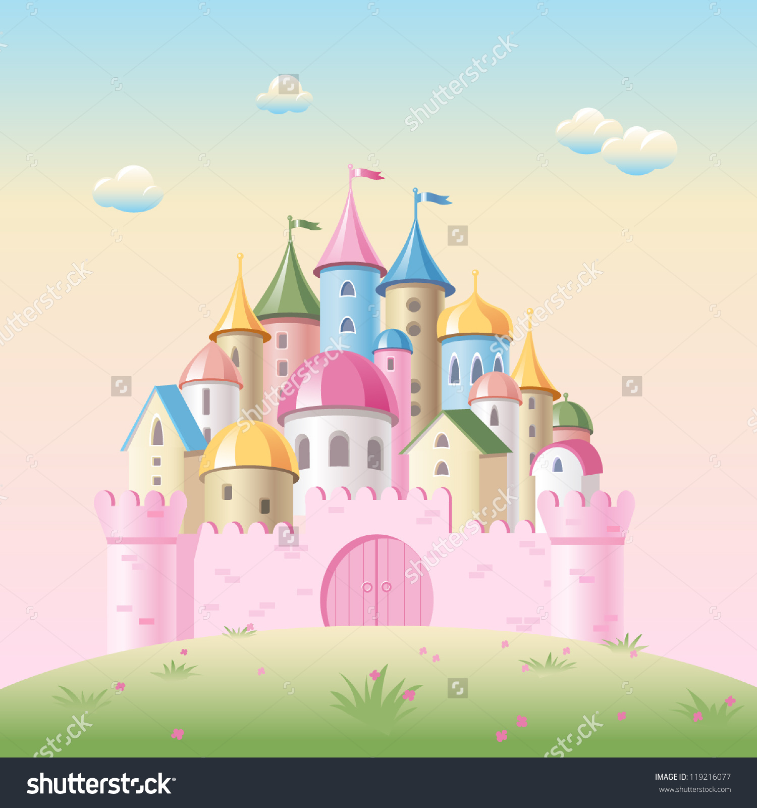 Animated fairy tale clipart.