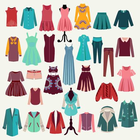 Casual Dress Cliparts.