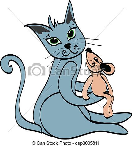 Cat and mouse Clipart Vector Graphics. 2,862 Cat and mouse EPS.