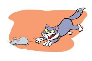 Cat chasing mouse clipart 7 » Clipart Portal.
