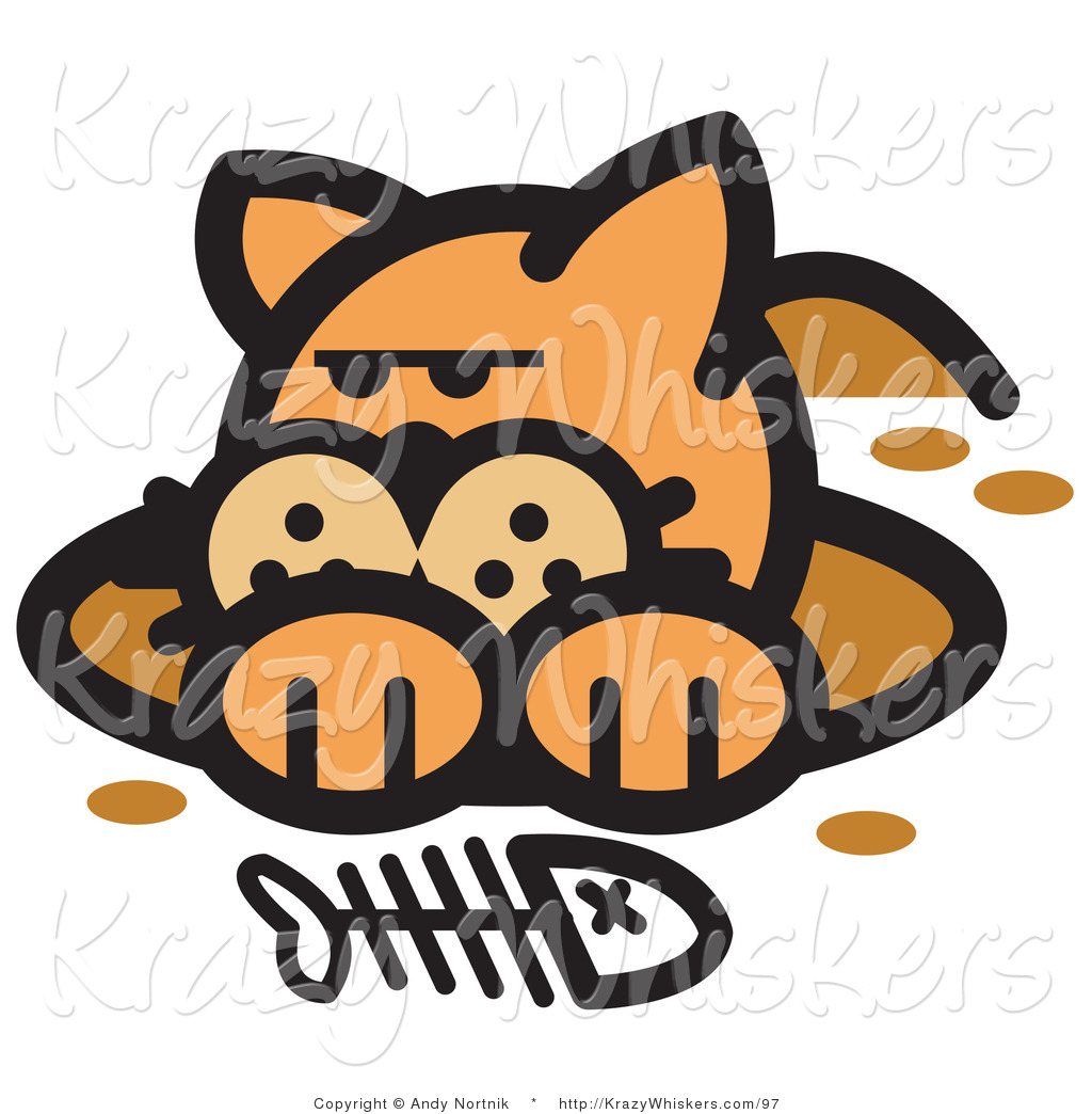 Royalty Free Stock Animal Designs of Ginger Cats.