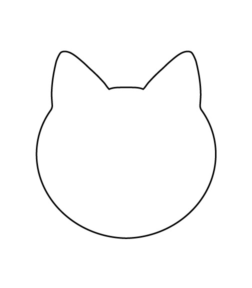 Cat Head Template Printable Printable Word Searches