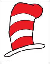 cat in the hat clipart outline - Clipground