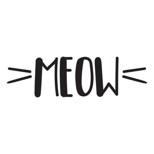 Best Cat Meow Illustrations, Royalty.