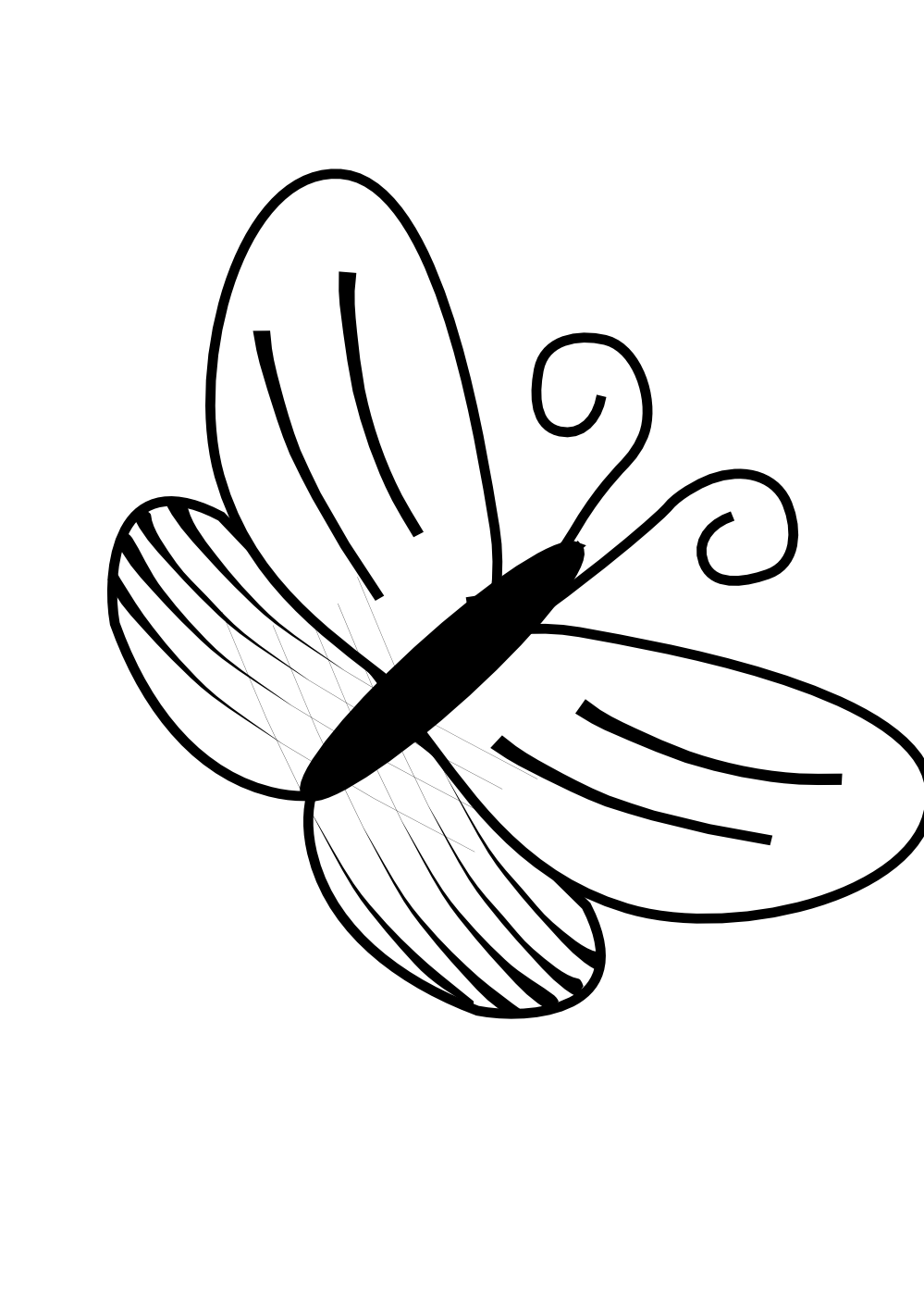 Black And White Caterpillar And Flower Clipart.