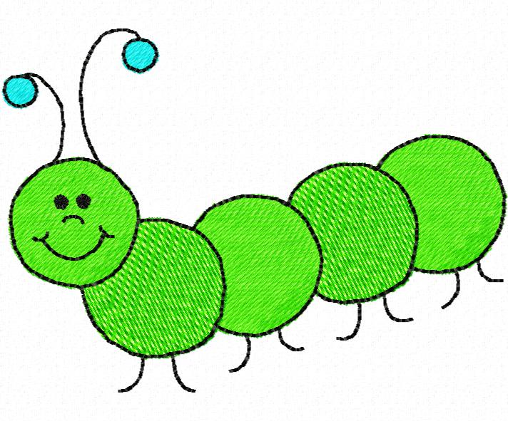 Caterpillars Clipart.