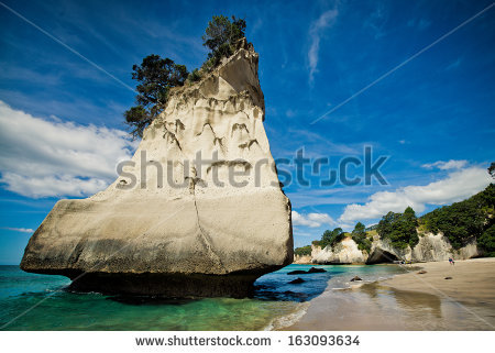 Cathedral Cove Stock Photos, Royalty.