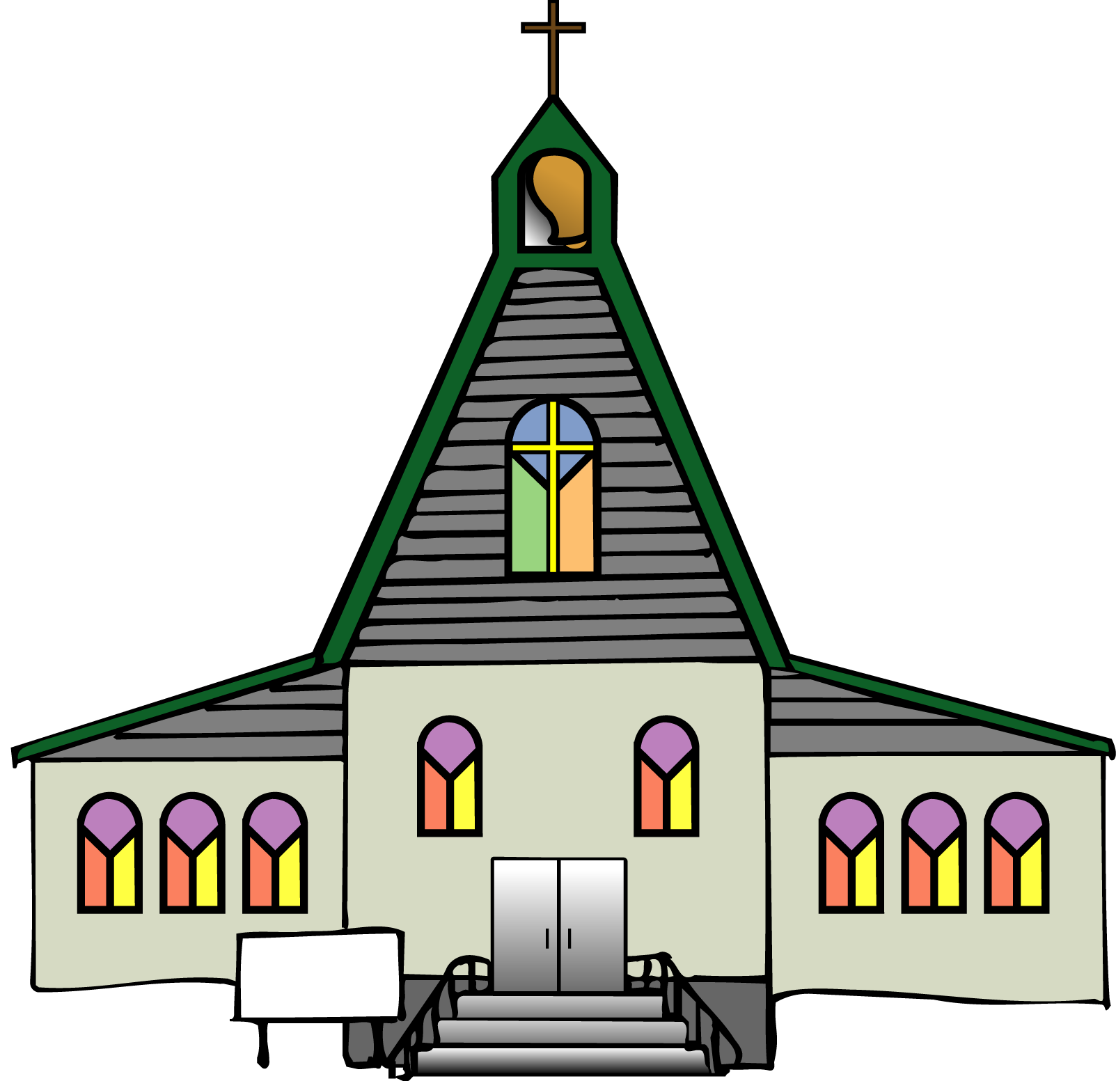 Clipart catholic church.