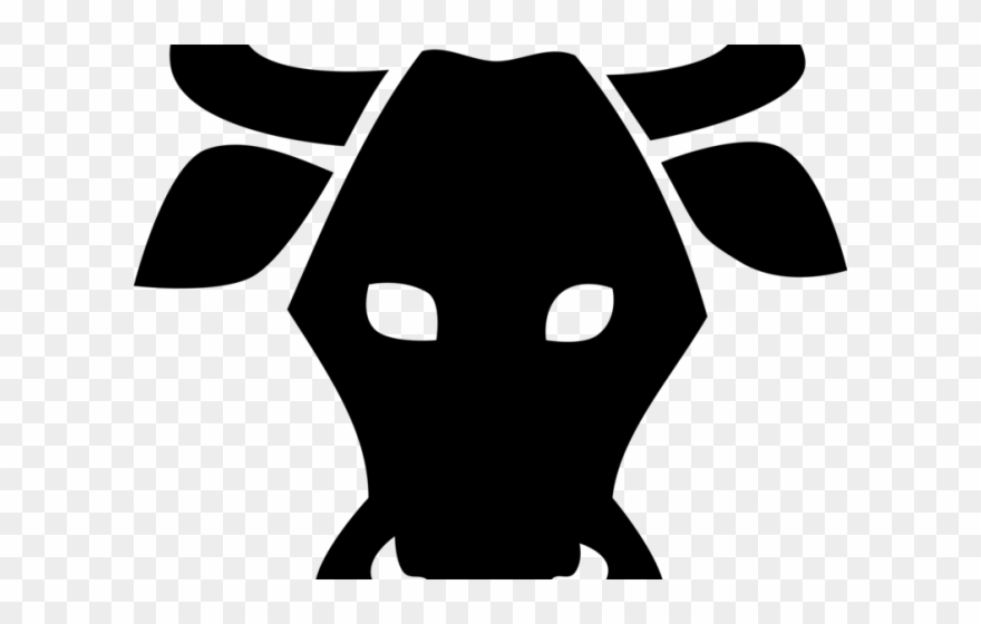 Longhorn Cattle Clipart Ox Face.