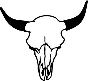 Cow skull clip art.