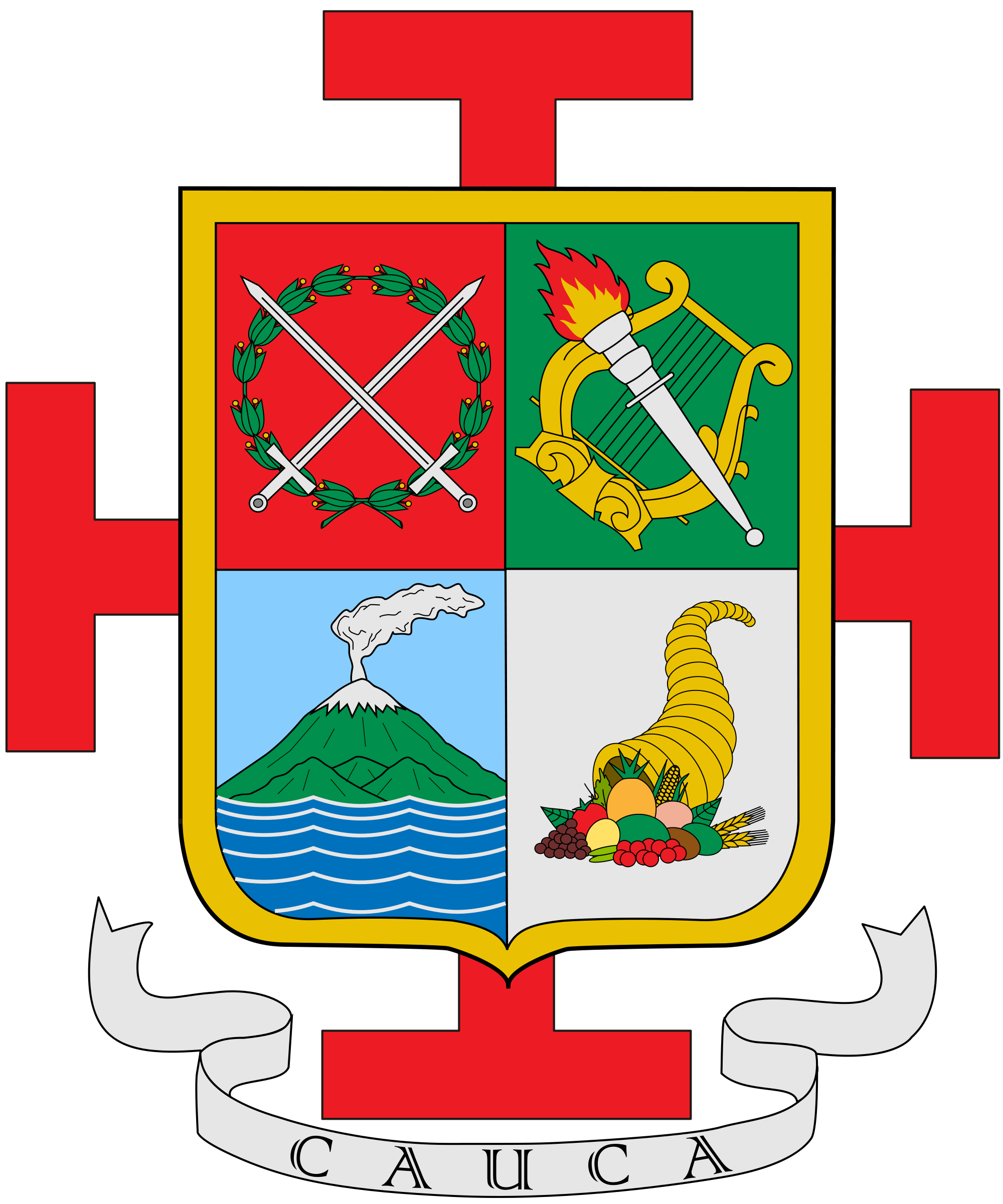 File:Escudo del Cauca.svg.