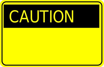 Caution Sign Clipart.