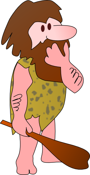 Caveman Clip Art.