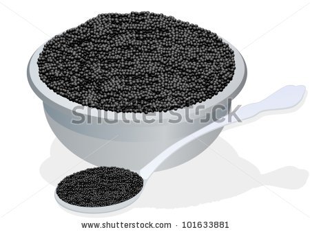 Black Caviar Stock Photos, Royalty.