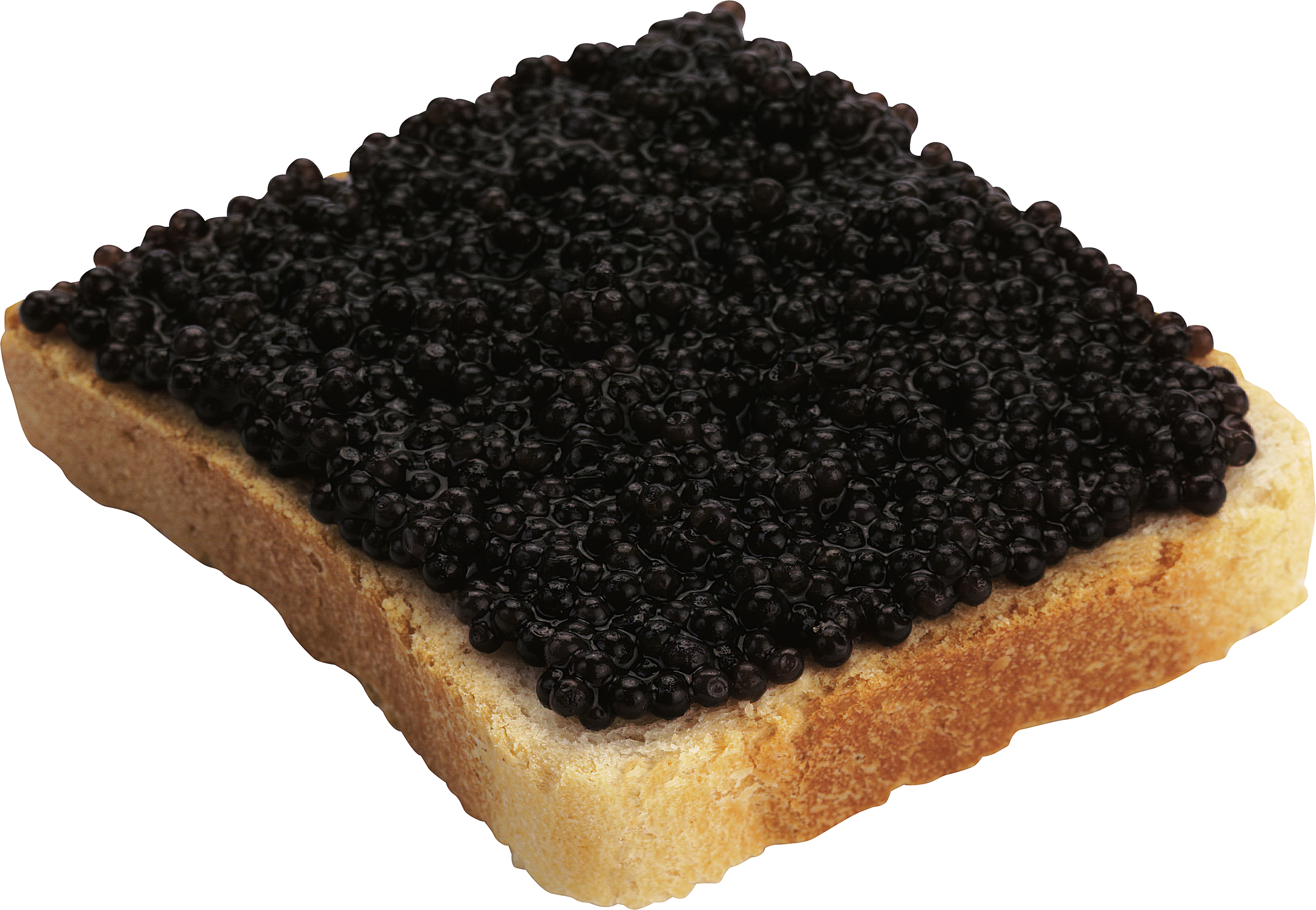 Caviar Bread PNG Image.