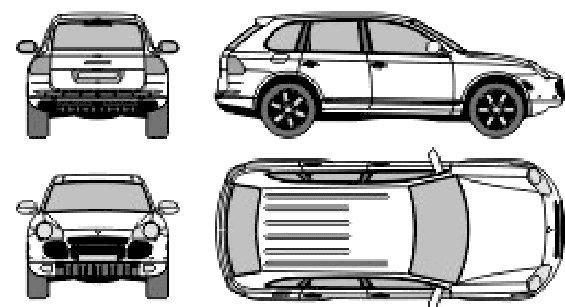 Porsche cayenne gts clipart.