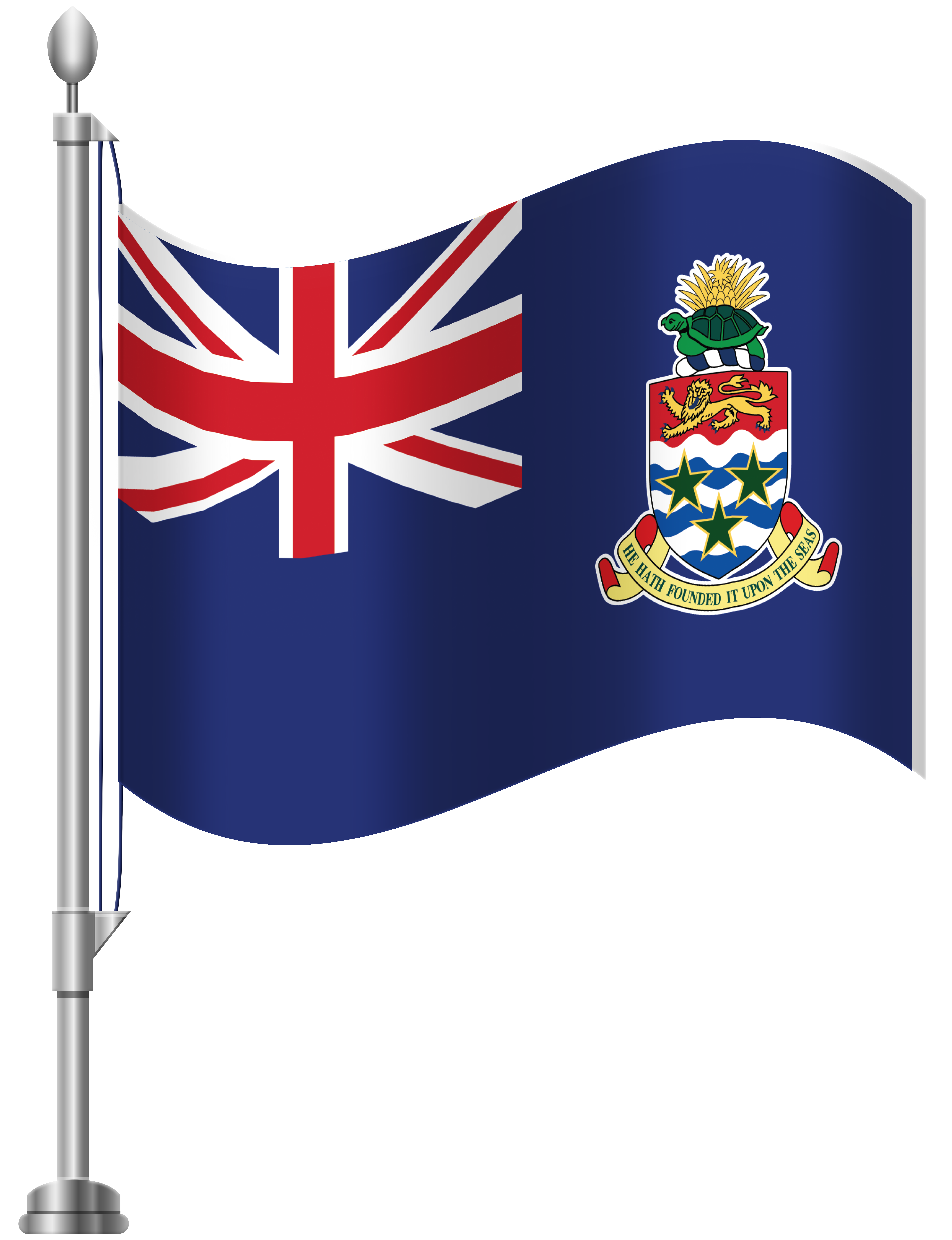 Cayman Islands Flag PNG Clip Art.
