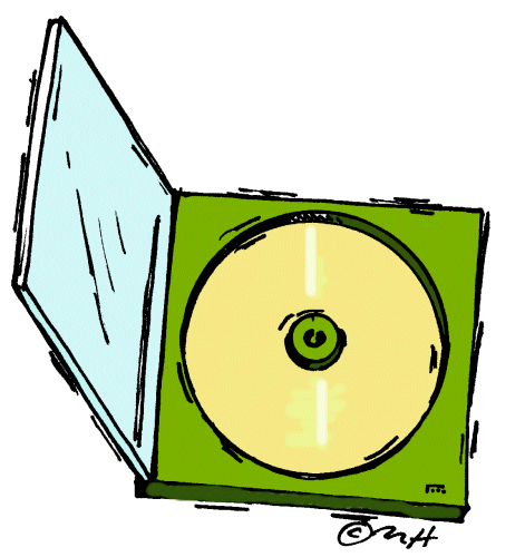 Cd case clipart.