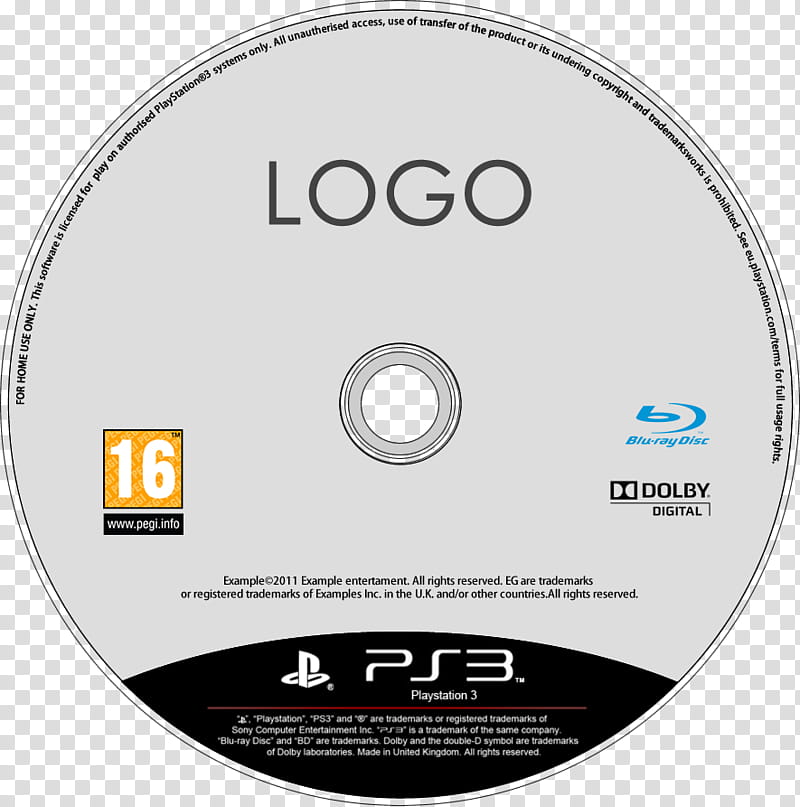 Latest PS Disc Template FW file, Logo PS disc transparent.