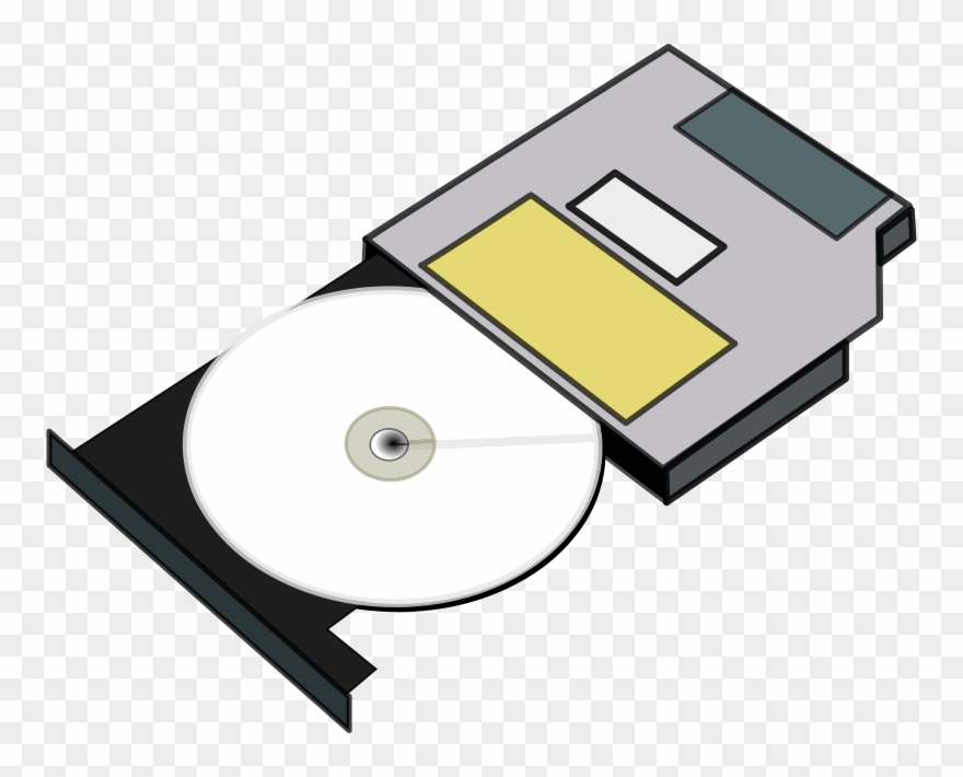 Free Clipart Slim Cd Drive Anonymous.