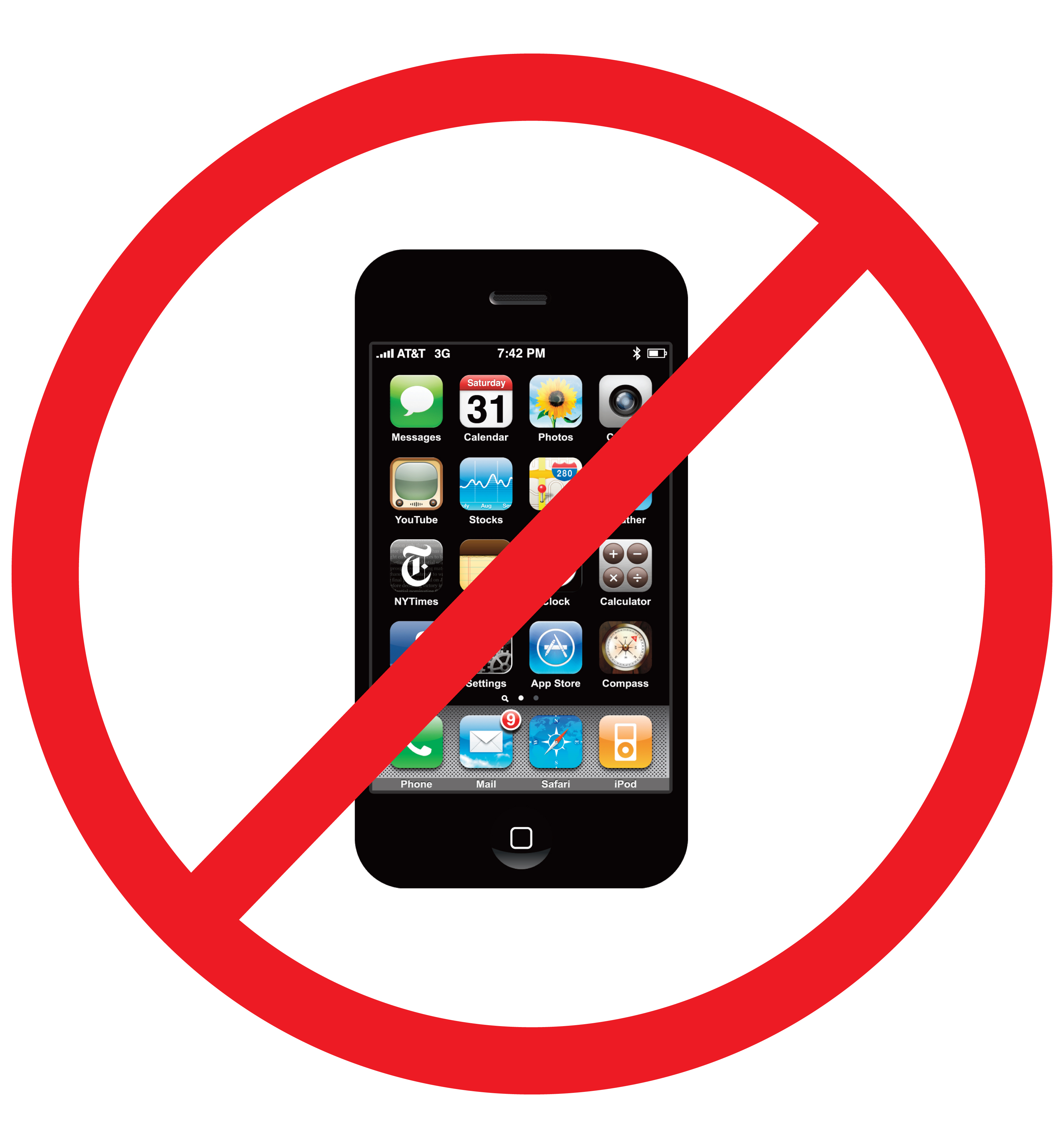 No Cell Phone Clipart.