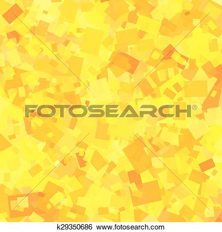 Clip Art of texture of yellow cellophane k29350686.