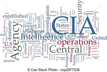 Stock Illustration of CIA Central Intelligence Agency.